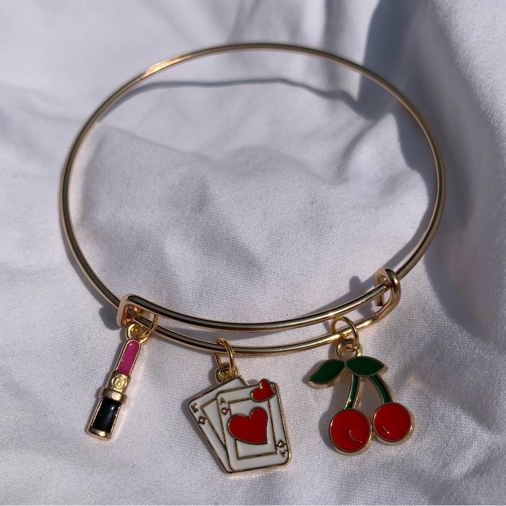 Brand New! Handmade! Adjustable Charm Bracelet - Picture 3 of 5